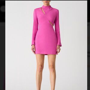 Misha dress - PIPPA CREPE MINI DRESS in PURPLE ROSE - size XL